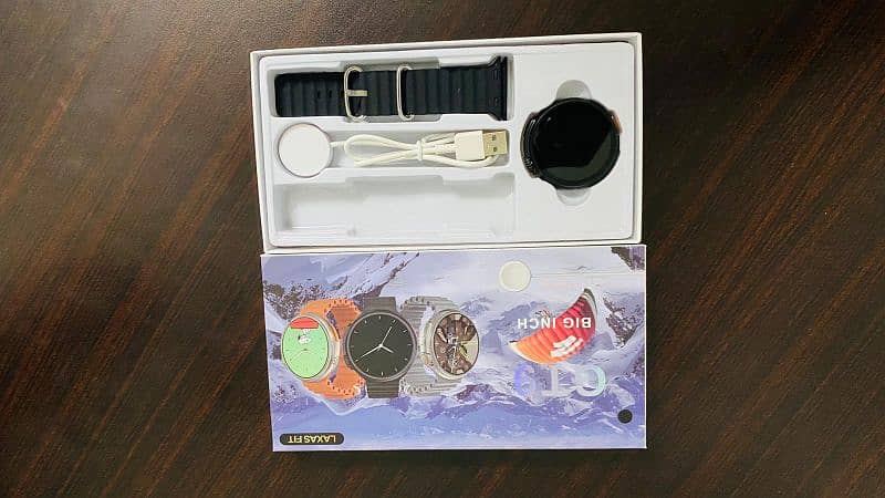 Gt 9 smartwatch round dial boxpack 1