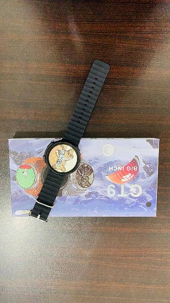 Gt 9 smartwatch round dial boxpack 7