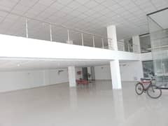 Brand new 16 marla Ground+Mezzanine with Basement shop for rent phase 6.
