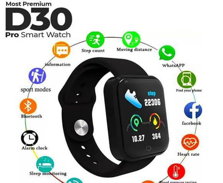 D30/Y78 water proof smart watch for men and women 1