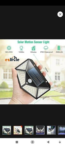 Solar Motion Sensor security lights 1