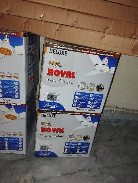 3 box pack Royal Ceiling Fan 2