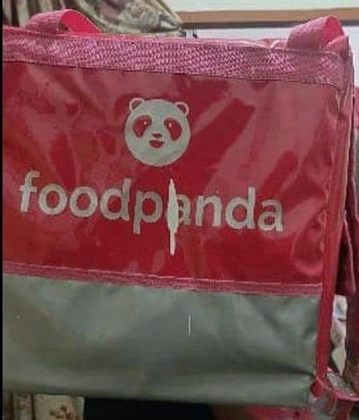 foodpanda helmet and bag 1