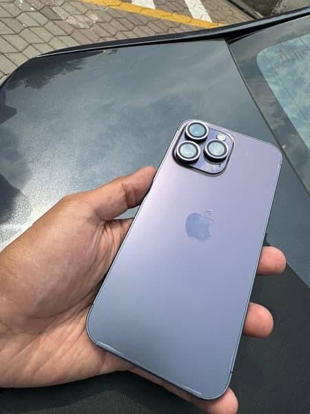 IPhone 14 pro max 256 GB deep purple 9