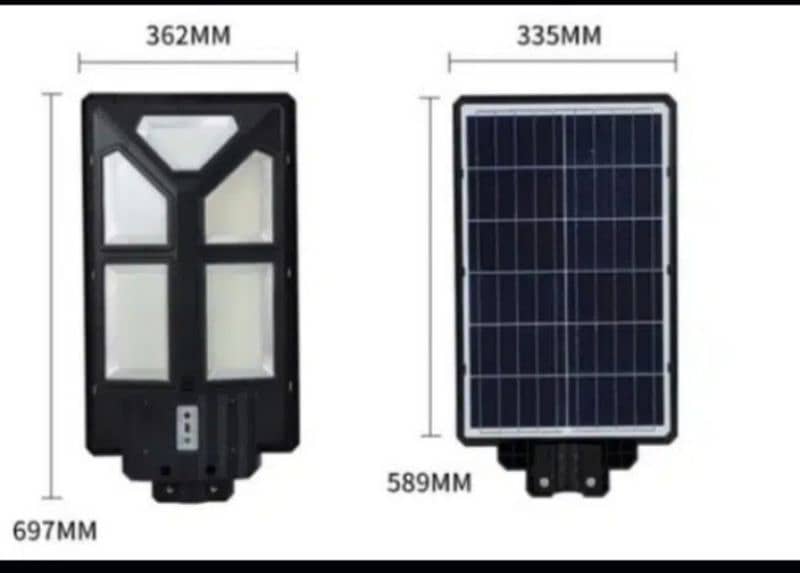 All in one 60w 90w 120w solar light waterproof Auto on off Sensor 12