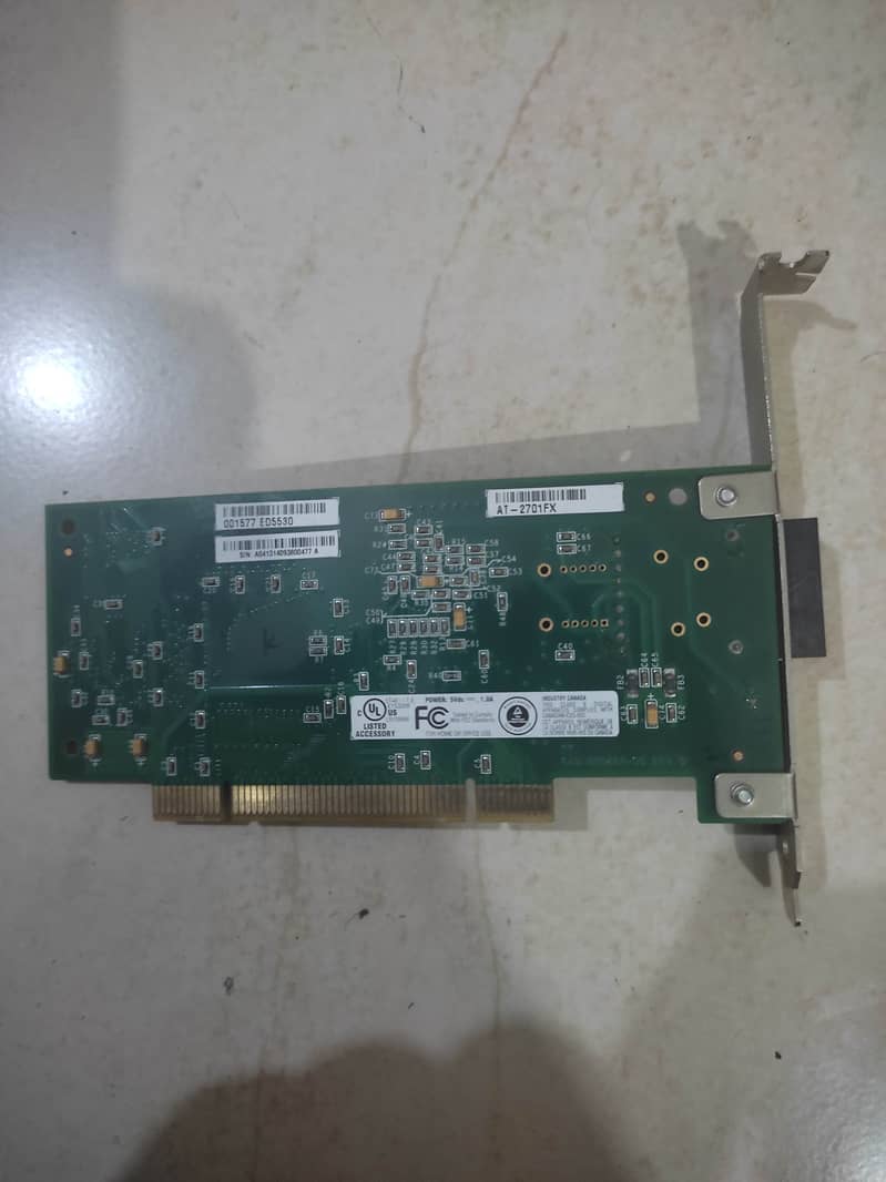 Allied 100FX Dual Port AT-2701FX PCI Fibre Network Card Xpon Gpon ONU 1