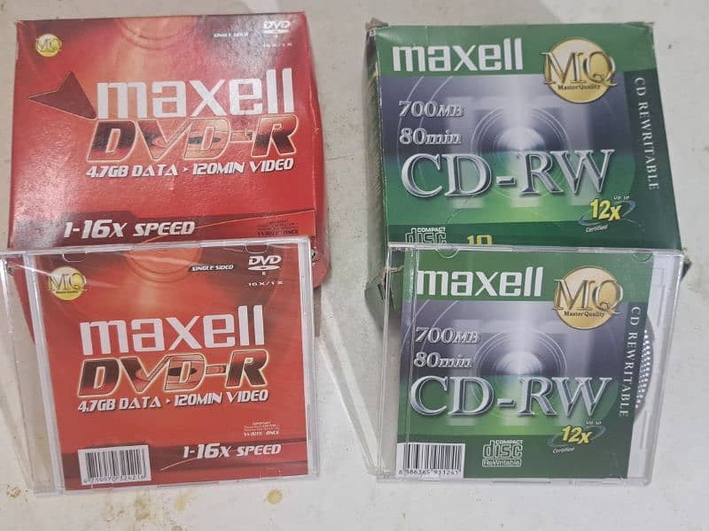 Maxwell CD-RW & DVD-R in very discounted cheap rates 1