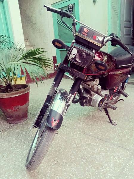 Honda Cg 125 2021 modified neat and clean condition 8
