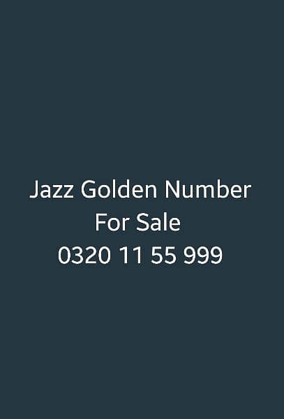 jazz golden number for sale 0