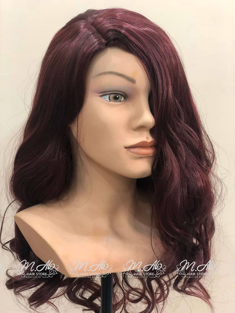 RED BURGUNDY WITH CURLY HAIR 1