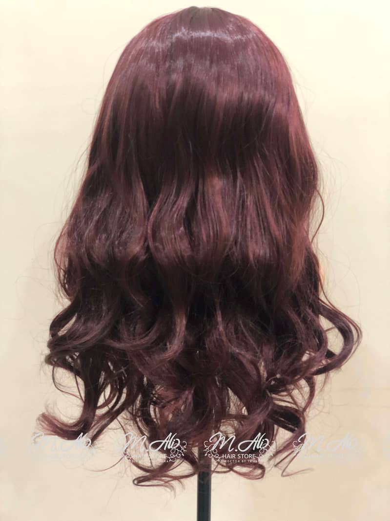 RED BURGUNDY WITH CURLY HAIR 2