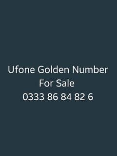 Ufone Golden Number for Sale 0