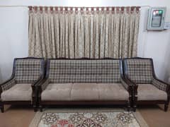 5 seater wooden sofa set (Sheesham wood)