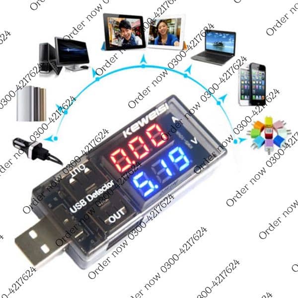 USB Detector Digital PC Multimeter Meter computer Tester Current 0