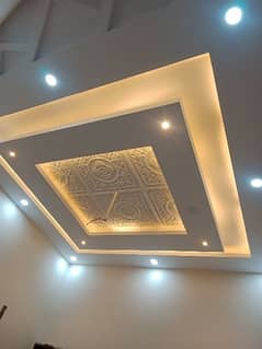 false Ceiling / pop ceiling / gola border / wall design