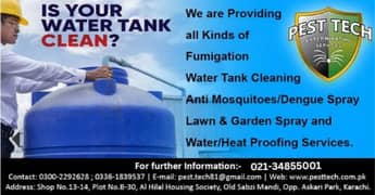 Water tank cleaning services in karachi on discount
