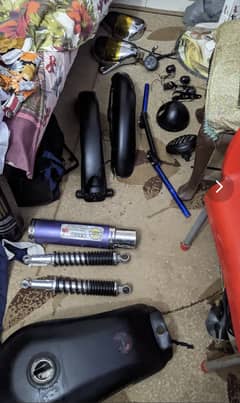 Cafe racer parts for sale lahore 0