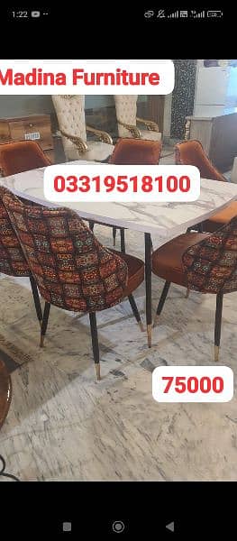Modern Style Dining table 6 seater 1