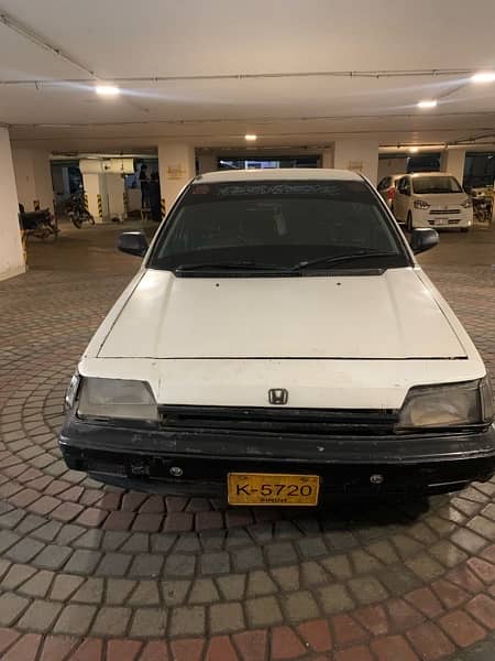 honda civic 1987 model 88 registered 2