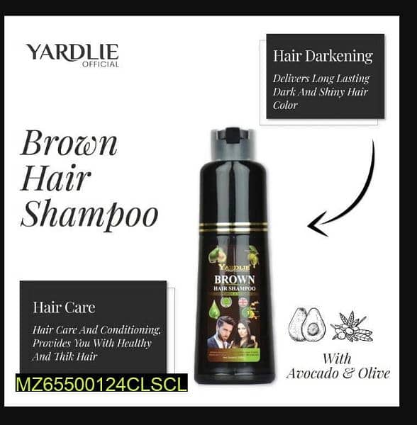 hair dye shampo_brown 200ml. 1