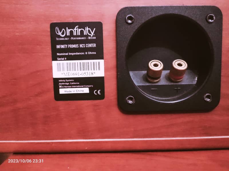 Infinity Premius HSC SAT (Klipsch,denon,onkyo,Kef,Polk,Yamaha) 2