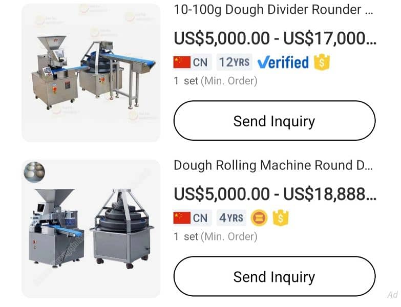 Dough Divider Machine imported 2 pocket 4500 piece/hours 9