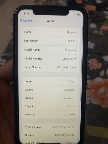 iPhone XR 128gb factory non 4