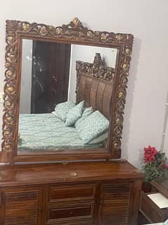 chiniot wooden Bed set 0