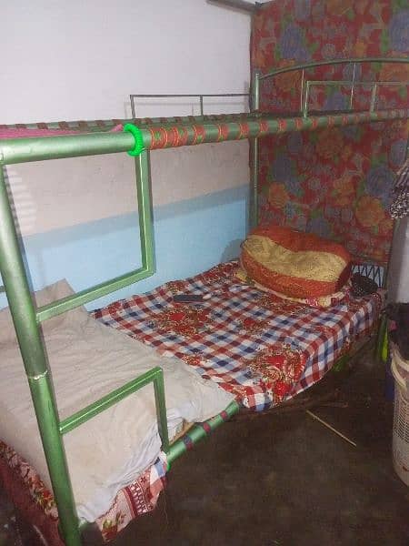 Iron bunk bed space saving 4