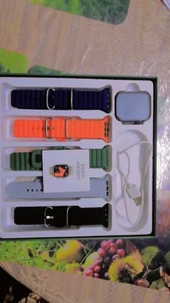 WS X900 Ultra Smartwatch  - 7 Pair Belt