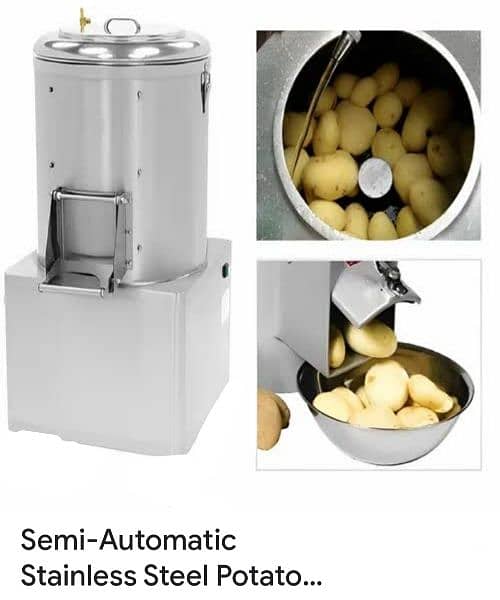 potato Piller machine imported Korea stainless steel body 220 voltage 6