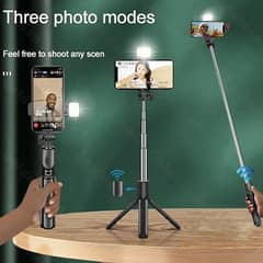 selfie stick tripod Flash light