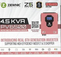 ziewnic z5 pv 6500 solar inverter available