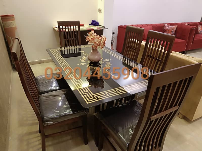 6 chairs dinning table (Dining Table) / furniture 1
