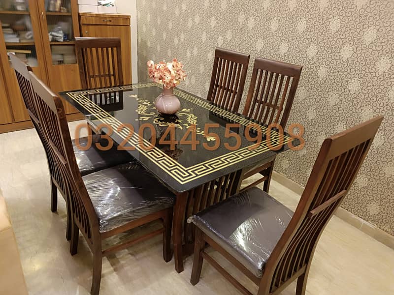 6 chairs dinning table (Dining Table) / furniture 4