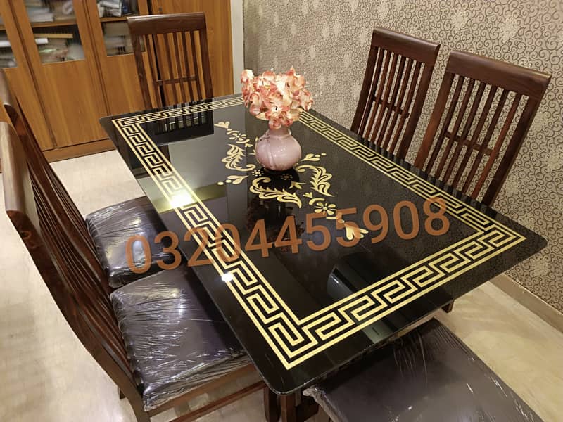 6 chairs dinning table (Dining Table) / furniture 5