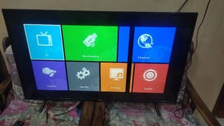 TCL 43 inch led tv with remote