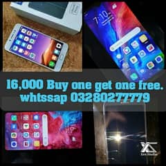Rs. 16,000 phone buy one get one free only WhatsApp no. 03280277779 0