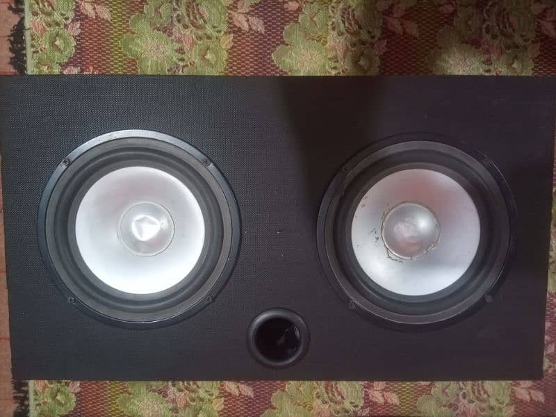 imported 8 inch dual subwoofer with Twitter and amplifier 3