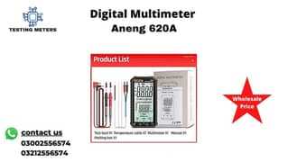 Aneng 620A Digital Multimeter AC/DC Current Voltage Desktop UPS Screen