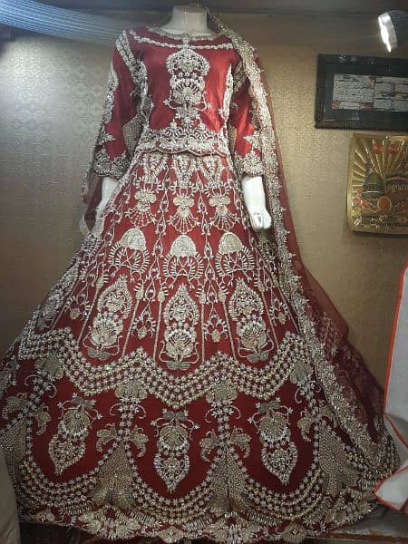 Barat Lehenga walima maxi Bridal Lehnga 4