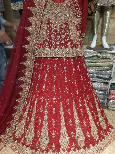 Designer wedding barat Lehenga maxi Bridal wear 18