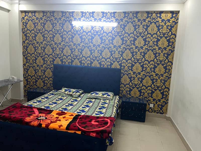 2 Bed Room fully furnished apprtmnt available For rent in Bahria town phase 4 9