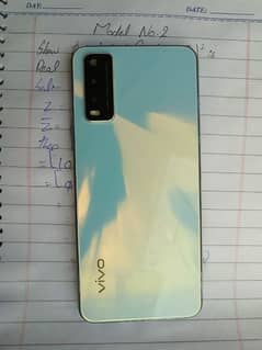 Vivo Y20 with box and charger