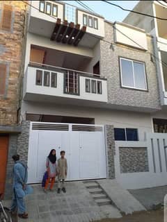 BRAND NEW DOUBLE STORY HOUSE FOR SALE IN MODEL COLONY NEAR MALIR CAN'T ROAD AND JINNAH INTL AIRPORT