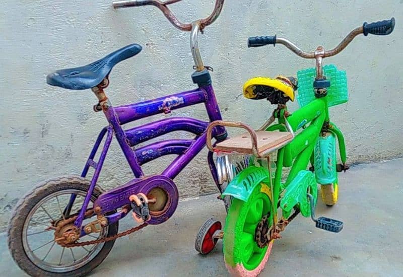 Used kids bicycles sale for 4. to 8 year old kids 1