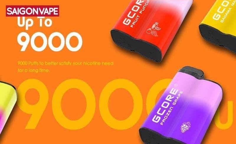 Gcore ultra vape 10000 puff disposable kit 0325/7899/993 1