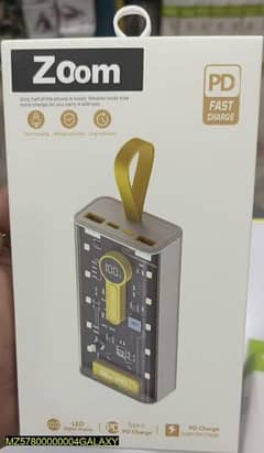 Power bank 20000mh battery capacity charges with delivery