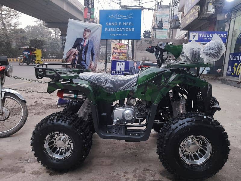 124cc zero meter atv quad 4 wheels delivery all Pakistan 0