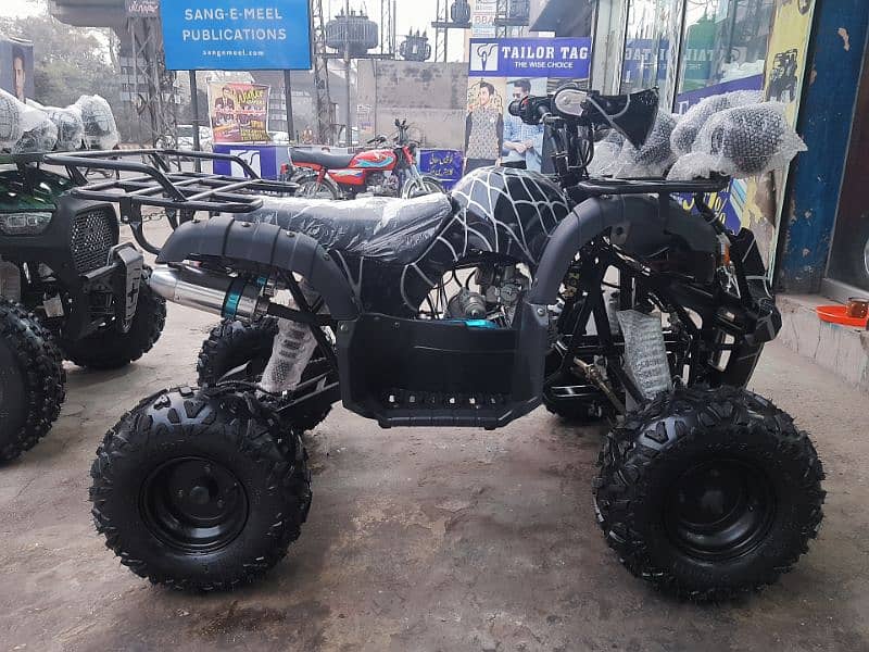 124cc brand new revers gear atv quad 4 wheels delivery all Pakistan 0